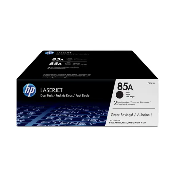 HP CE285AF Original HP LaserJet toner cartridges (multi-pack) - 2 cartridges per pack, Black