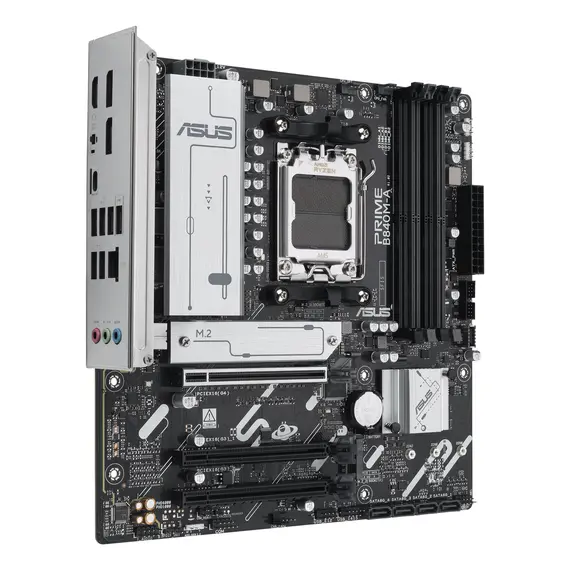 ASUS 90MB1J10-M0EAYC Motherboard - AMD B840, Socket AM5, Micro ATX, Black, 1YR, 3 image