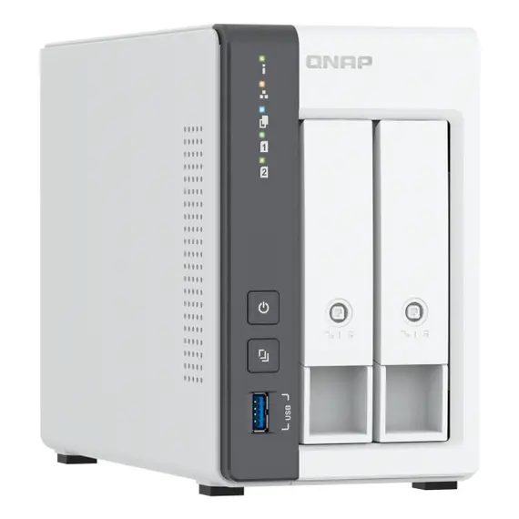 QNAP TS-216G NAS - 2-Bay, Cortex-A55 Quad-Core 2 GHz, 4 GB, 2x LAN, White, 2YR, 4 image