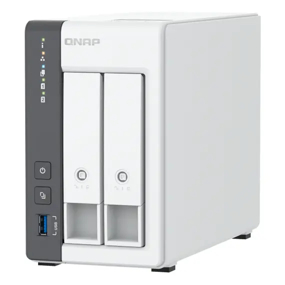 QNAP TS-216G NAS - 2-Bay, Cortex-A55 Quad-Core 2 GHz, 4 GB, 2x LAN, White, 2YR, 5 image