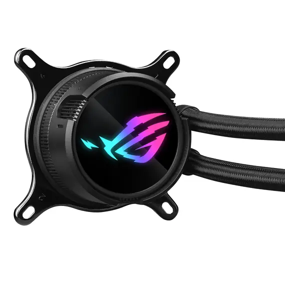 ASUS 90RC00T1-M0UAY0 ROG Strix LC III 360 ARGB Liquid CPU Cooler - 360 mm, 3x 120 mm, AMD AM5/AM4, Intel LGA 1851/1700/1200/115x, LCD, Black, 1YR, צבע המוצר: Black, 6 image
