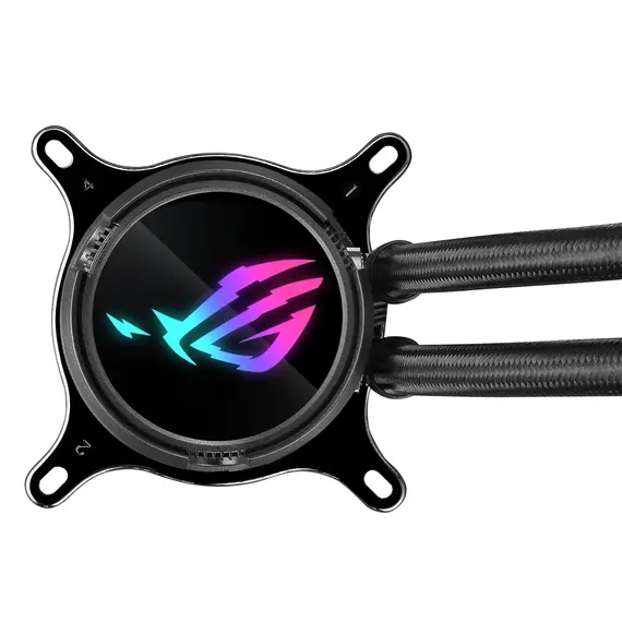 ASUS 90RC00T1-M0UAY0 ROG Strix LC III 360 ARGB Liquid CPU Cooler - 360 mm, 3x 120 mm, AMD AM5/AM4, Intel LGA 1851/1700/1200/115x, LCD, Black, 1YR, צבע המוצר: Black, 7 image