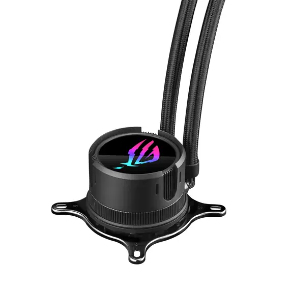 ASUS 90RC00T1-M0UAY0 ROG Strix LC III 360 ARGB Liquid CPU Cooler - 360 mm, 3x 120 mm, AMD AM5/AM4, Intel LGA 1851/1700/1200/115x, LCD, Black, 1YR, צבע המוצר: Black, 8 image