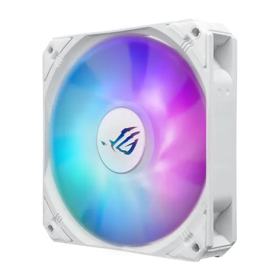 ASUS 90RC00T2-M0UAY0 ROG Strix LC III all-in-one CPU liquid cooler - 120 mm fans (three), ARGB / AURA Sync, White, 1YR, צבע המוצר: White, 10 image