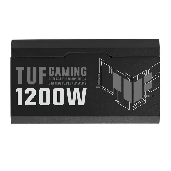 ASUS 90YE00S0-B0NA00 - Power Supply Unit, 1200W, 80+ Gold, PC, Black, 1YR, 6 image