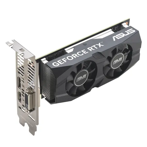 ASUS 90YV0KQ0-M0NA00 Video Card - 6 GB GDDR6, PCI Express 4.0 x16, NVIDIA GeForce RTX 3050, Black, 1YR, 4 image