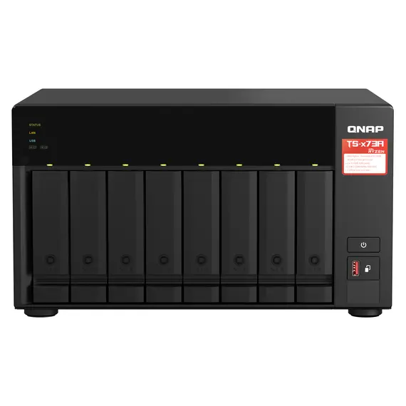 QNAP TS-873A-8G NAS - V1500B, Ryzen Embedded, 8 GB DDR4, QNAP Turbo System, Black, 1YR, 2 image