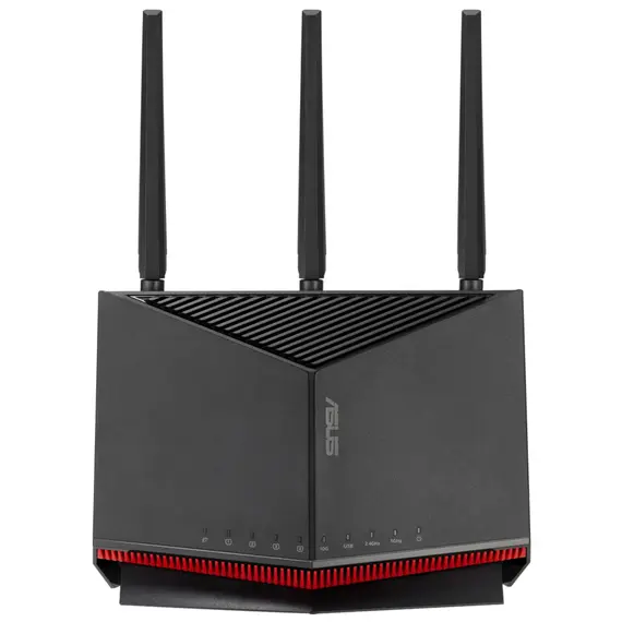 ASUS 90IG08W0-MO9A0V RT-BE86U WiFi Router - Dual-Band up to 6800 Mbps, WiFi 7 (802.11be), Ethernet LAN, Black, 1YR, 2 image