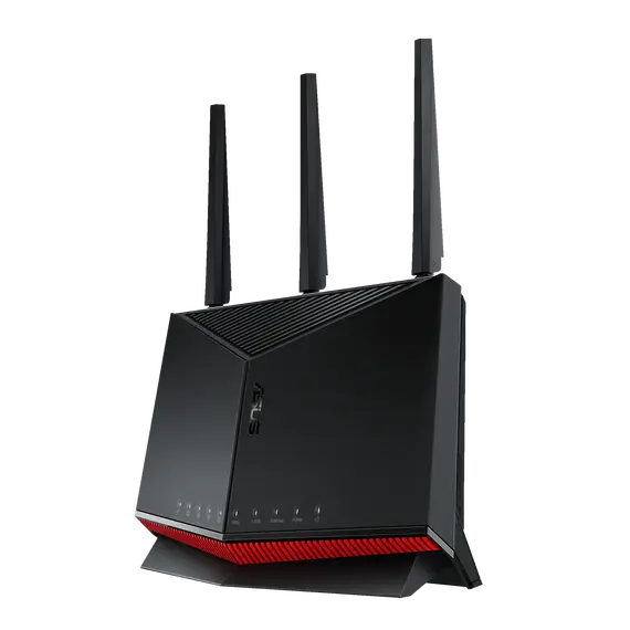 ASUS 90IG08W0-MO9A0V RT-BE86U WiFi Router - Dual-Band up to 6800 Mbps, WiFi 7 (802.11be), Ethernet LAN, Black, 1YR, 3 image