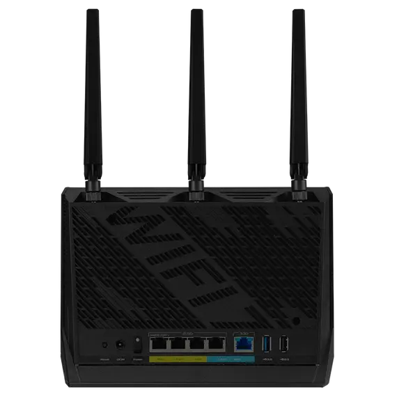 ASUS 90IG08W0-MO9A0V RT-BE86U WiFi Router - Dual-Band up to 6800 Mbps, WiFi 7 (802.11be), Ethernet LAN, Black, 1YR, 4 image