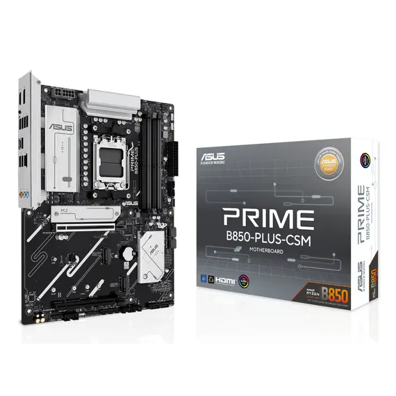 ASUS 90MB1LC0-M0EAYC B850-PLUS-CSM Motherboard - Socket AM5, AMD B850, ATX, 1YR, 2 image
