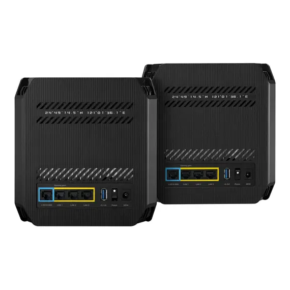 ASUS 90IG07F0-MU9A20 Mesh Router - Wi-Fi 6 802.11ax, Black, 1YR, 4 image