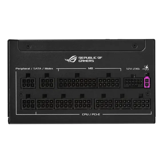 ASUS 90YE00W0-B0NA00 Power Supply Unit - 1200W, 80+ Platinum, Black, 1YR, 12 image