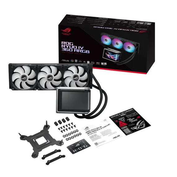 ASUS 90RC01N1-B0EAY0 Liquid CPU Cooler - 120mm, AMD AM5/AM4, Intel LGA 1851/1700/1200/115x, ARGB, 1YR, 16 image
