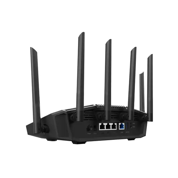 ASUS 90IG0A30-MO9C10 TUF Gaming BE9400 Tri Band WiFi 7 Router - 688+2882+5764 Mbps, USB port, Black, 1YR, 13 image