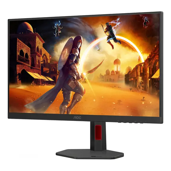 AOC 27G4ZR Gaming Monitor - 27", FHD, Fast IPS, 260Hz (OC, 240Hz Native), Black, Red, 3YR, 4 image