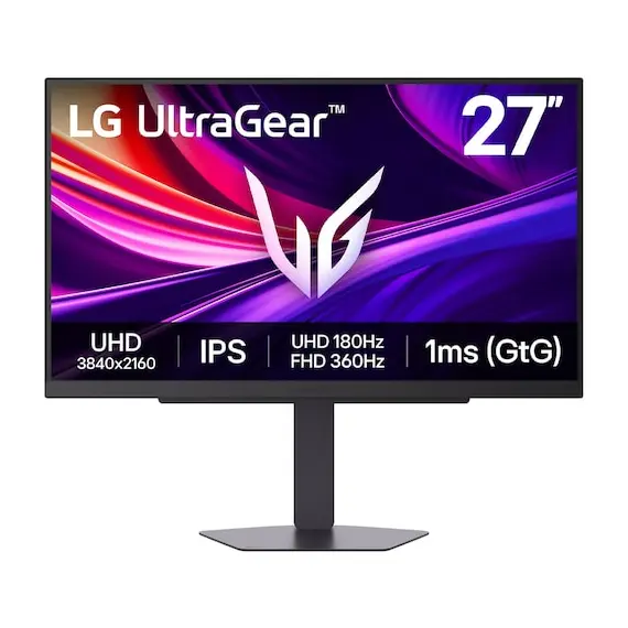 LG 27G810A-B Gaming Monitor - 27", 4K UHD, IPS, 180Hz, Black, 2YR
