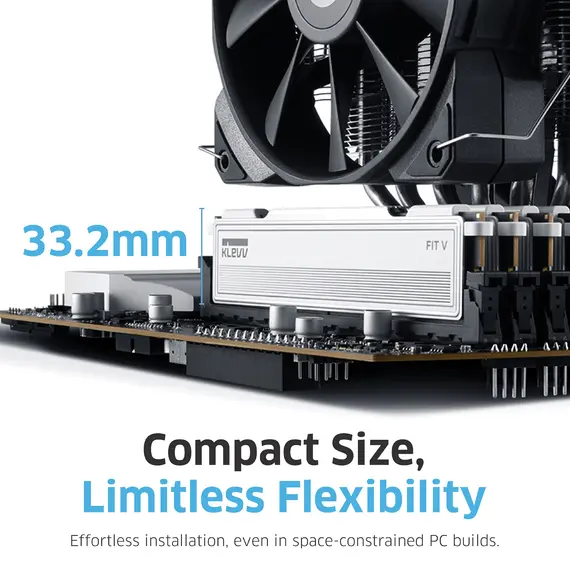 KLEVV KD5AGU880-60A300F Memory Module - 32GB, DDR5, 6000 MT/s, CL30, PC/Server, 3YR, 5 image