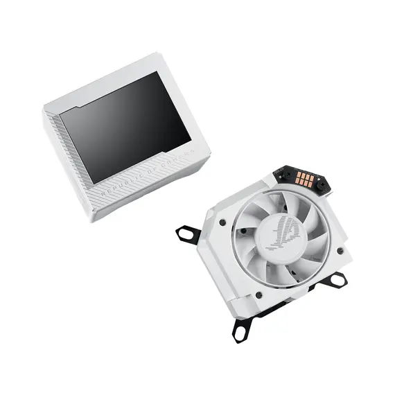 ASUS 90RC00V2-M0UAY0 ROG RYUJIN III WB White Edition Liquid CPU Cooler - AMD AM5/AM4, Intel LGA 1851/1700/1200/115x, 1 pc(s), צבע המוצר: White, 10 image