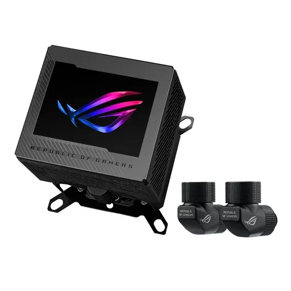 ASUS 90RC00V0-M0UAY0 ROG RYUJIN III WB Liquid CPU Cooler - AMD AM5/AM4, Intel LGA 1851/1700/1200/115x, 1 pc(s), Black, צבע המוצר: Black