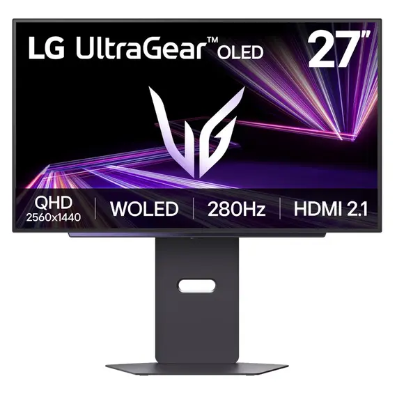LG 27GX700A-B מסך מחשב 68.6 ס"מ (27 אינצ') 2560 x 1440 פיקסלים Quad HD OLED שחור, 27GX700A-B.AEK