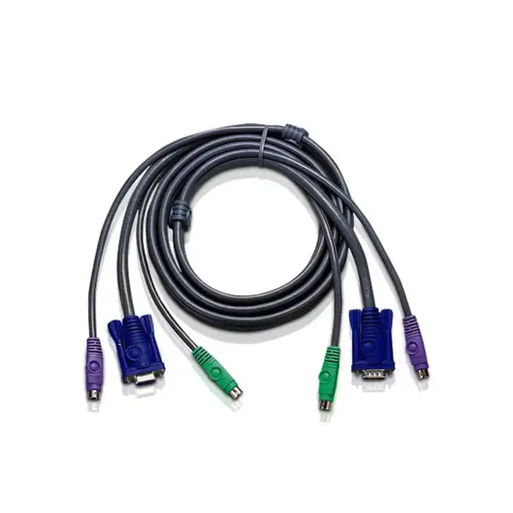 ATEN 2L-1003P/C PS/2 Cable - 3m, VGA, Black, 2 image