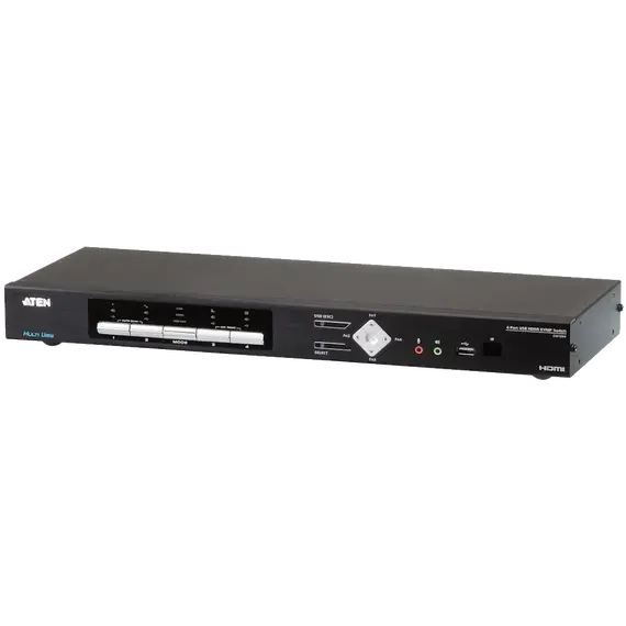 ATEN CM1284-AT-G KVM Switch - HDMI, 6 ports, 4K Ultra HD, Black