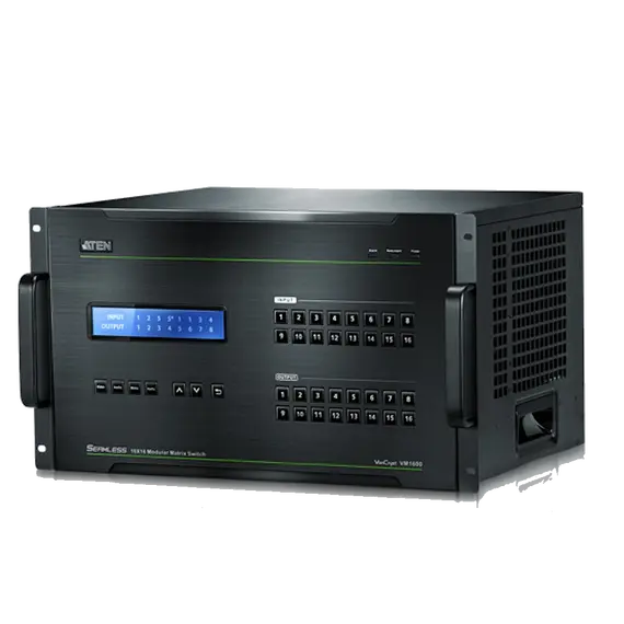 ATEN VM1600A-AT-G Modular AV Matrix Switcher - 15.2 Gbit/s