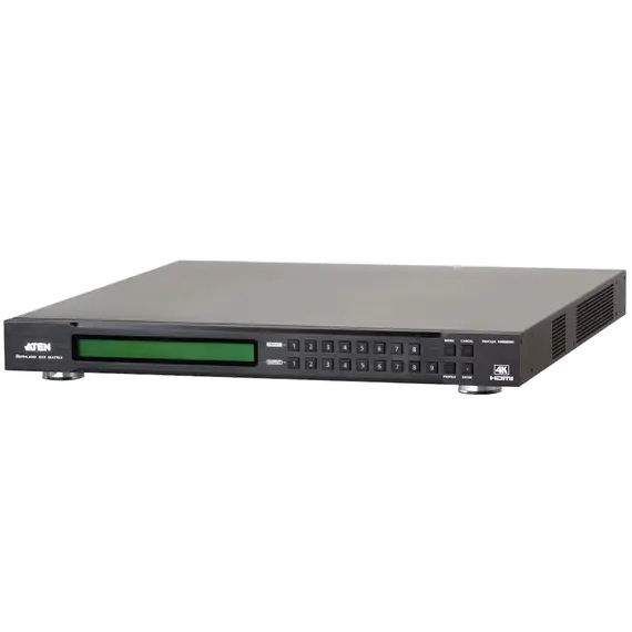 ATEN VM6809H-AT-G Scaling Matrix Switcher - 10.2 Gbit/s, 4096 x 2160 pixels, HDMI 2.0