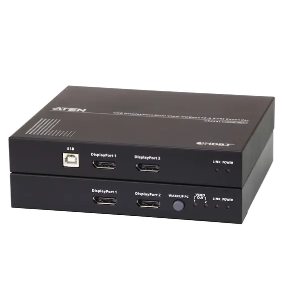 ATEN CE924-AT-G Transmitter & Receiver - DisplayPort, Wired, Black