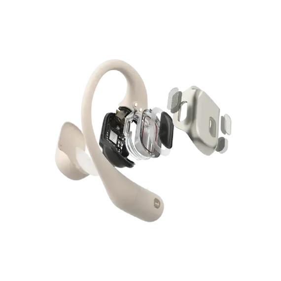 SHOKZ T910BG Headphones - Open-ear, Wireless, Bluetooth 5.2, Built-in Microphone, IP54, Beige, 2YR, изображение 4