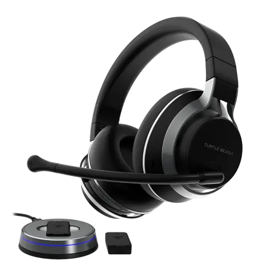 Turtle Beach TBS-3365-02 Headset - Wireless, Bluetooth 5.1, Over-Ear Closed, Boom, Black, imagen 3