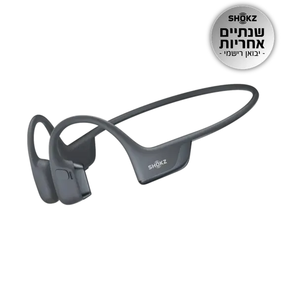SHOKZ OpenRun Pro 2 S820-ST-BK Headphones - Wireless, Bluetooth 5.3, 12 hours, IP55, Black