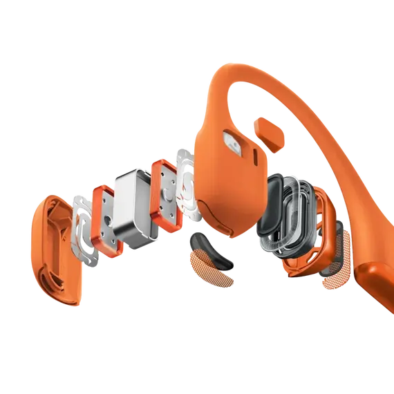 SHOKZ OpenRun Pro 2 S820-ST-OR Headphones - Wireless, Bluetooth 5.3, IP55, Orange, 2YR, imagen 4