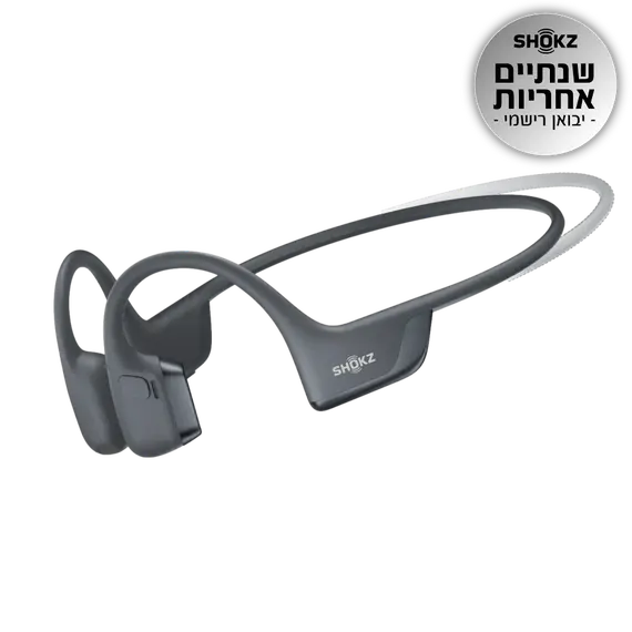 SHOKZ OpenRun Pro 2 Mini S820BK Headphones - Open-ear, Wireless, Bluetooth 5.3, Dual Noise-Canceling Mic, IP55, Black, 2YR