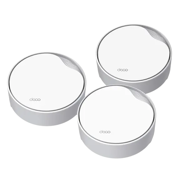 TP-Link DECO X50-POE 3-PACK Mesh Wi-Fi System - Wi-Fi 6 802.11ax, White