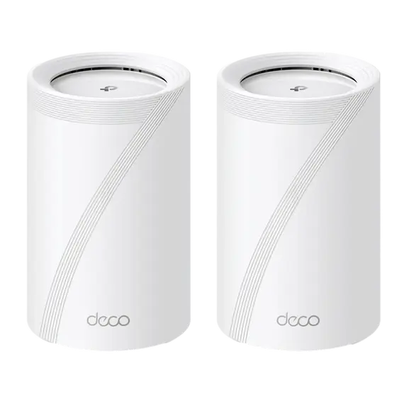 TP-Link DECO BE65 2-PACK Mesh Wi-Fi System - Wi-Fi 7 802.11be, White