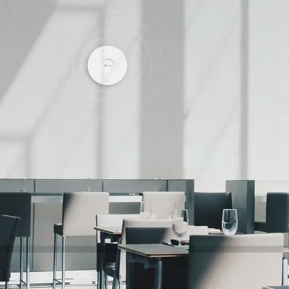 TP-Link EAP653 UR - Access Point, 2976 Mbit/s, Wi-Fi 6 802.11ax, 250 users, 1G, Internal, White, 5YR, imagen 9