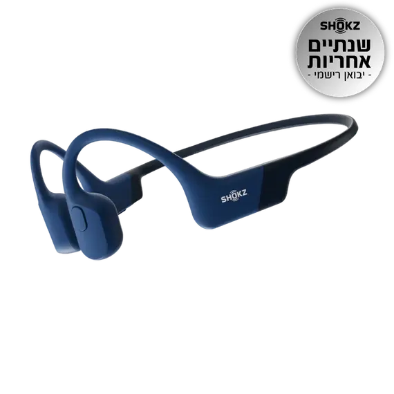 SHOKZ S805-ST-BL Headphones - Open-ear, Wireless, Bluetooth 5.1, Built-in Microphone, IP67, Blue, 2YR