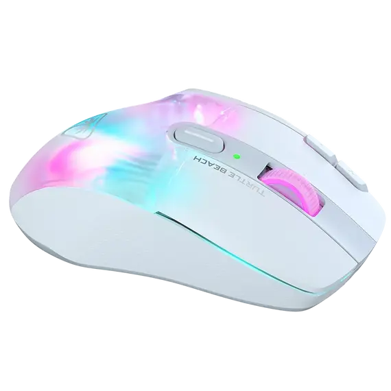 Turtle Beach TBM-1101-15 Gaming Mouse - RF Wireless + Bluetooth, 19000 DPI, Owl-Eye, Right-hand, White, Product color: White, 4 image