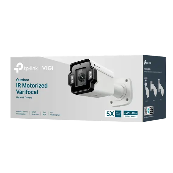 TP-Link INSIGHT S345ZI IP Security Camera - 4MP, 1/2.9" Progressive Scan CMOS, H.265, IP67, White, imagen 2