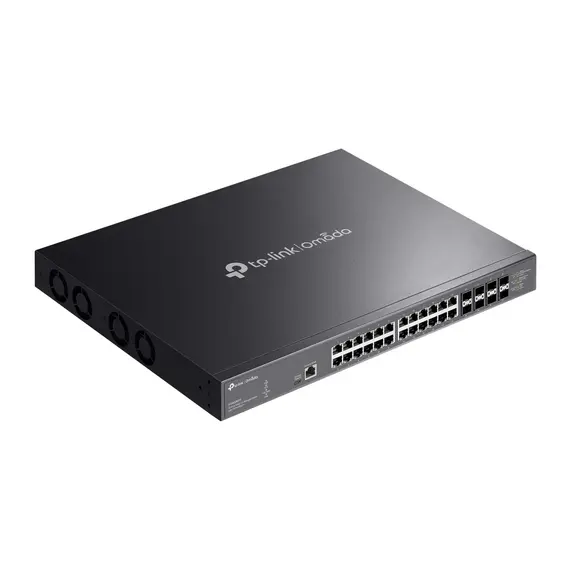 TP-Link SX3832MPP Network Switch - 24-Port, DIN Rail, AC, PoE, Black, 5 image