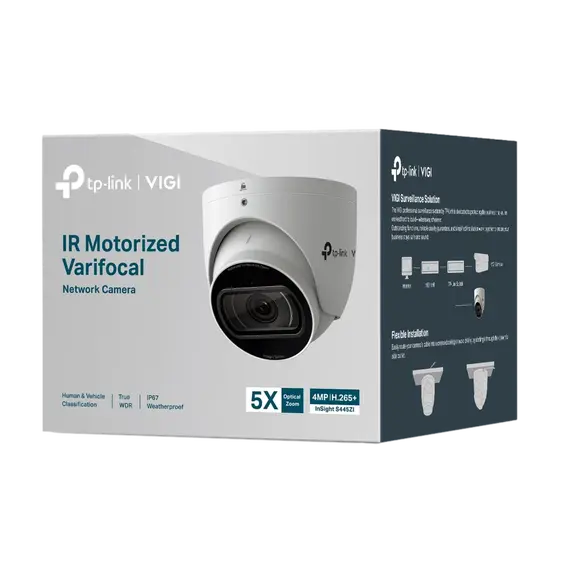 TP-Link INSIGHT S445ZI IP Security Camera - 4MP, 1/2.9" Progressive Scan CMOS, IP67, White, 5YR, imagen 4