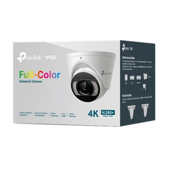 TP-Link INSIGHT S485 2.8MM IP Security Camera - 8MP, Progressive Scan CMOS, 2.8 mm, IP67, White, imagen 2