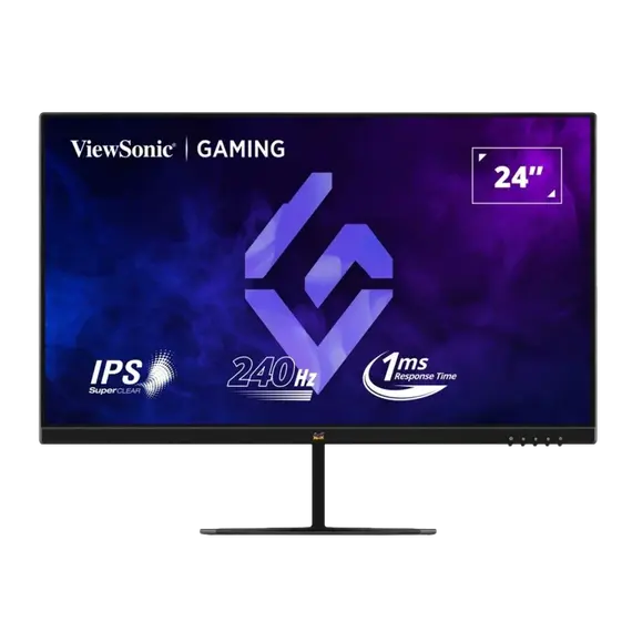 ViewSonic VX2479A-HD-PRO Gaming Monitor - 24", Full HD, 240 Hz, IPS SuperClear IPS, Black