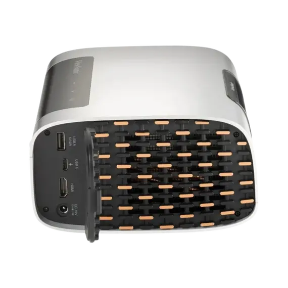 ViewSonic M10E Projector - 6.25 mm, 1 HDMI 2.0, Bluetooth 4.2, 16GB, Black, Silver, imagen 2