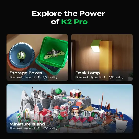 מדפסת תלת מימד K2 Pro Combo מבית Creality, imagen 3