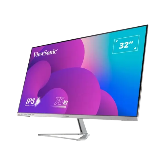 ViewSonic VX3276-MHD-3 Computer Monitor - 31.5", Full HD, IPS, 75 Hz, Silver, תמונה 9