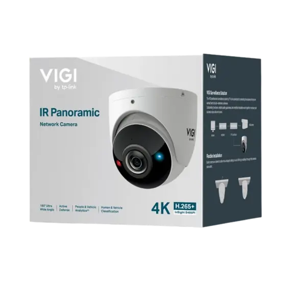 TP-Link INSIGHT S485PI IP Security Camera - 8MP, 1/2.7" Progressive Scan CMOS, IP67, White, תמונה 2