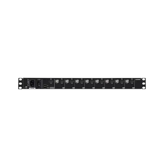 ATEN CL3708NX-ATA-XG LCD KVM Switch - HDMI, 8 ports, WUXGA, 1920 x 1200 pixels, 18.5", Black, 2 image